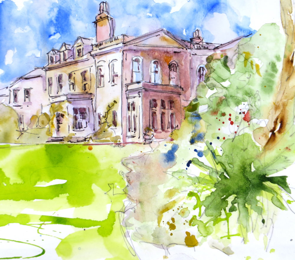 Trengwainton Manor painting by Paul Hoare