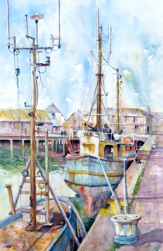 The 'Excellence' Penzance painting by paul hoare