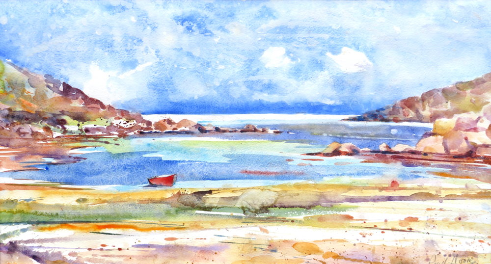 Fraggle Rock, Bryher painting by Paul Hoare