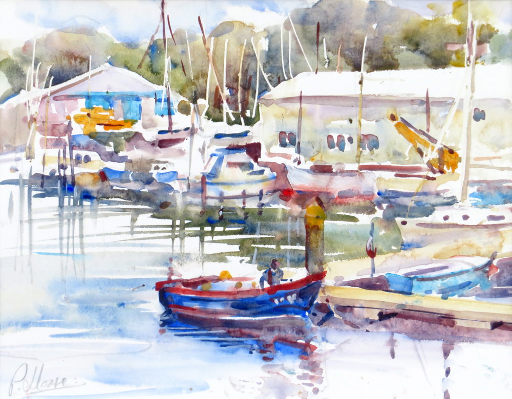 Penryn Harbour painting by Paul Hoare