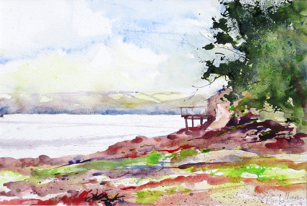 The Lookout at Weir painting by Paul Hoare