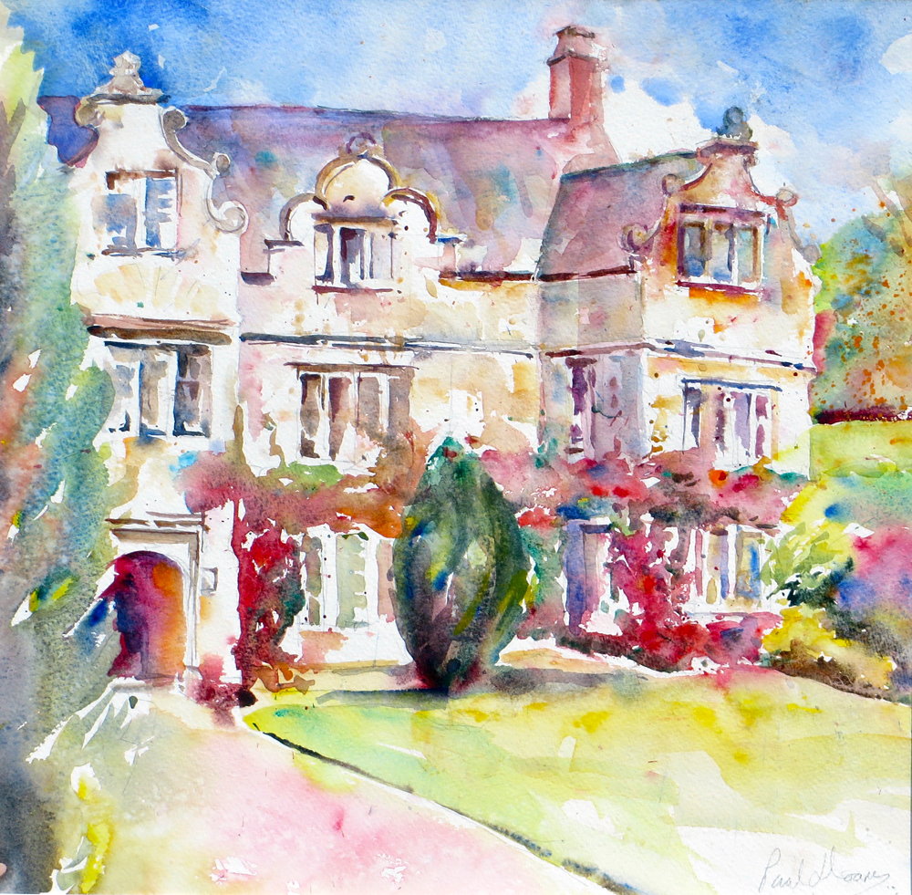 Terrace painting by Paul Hoare