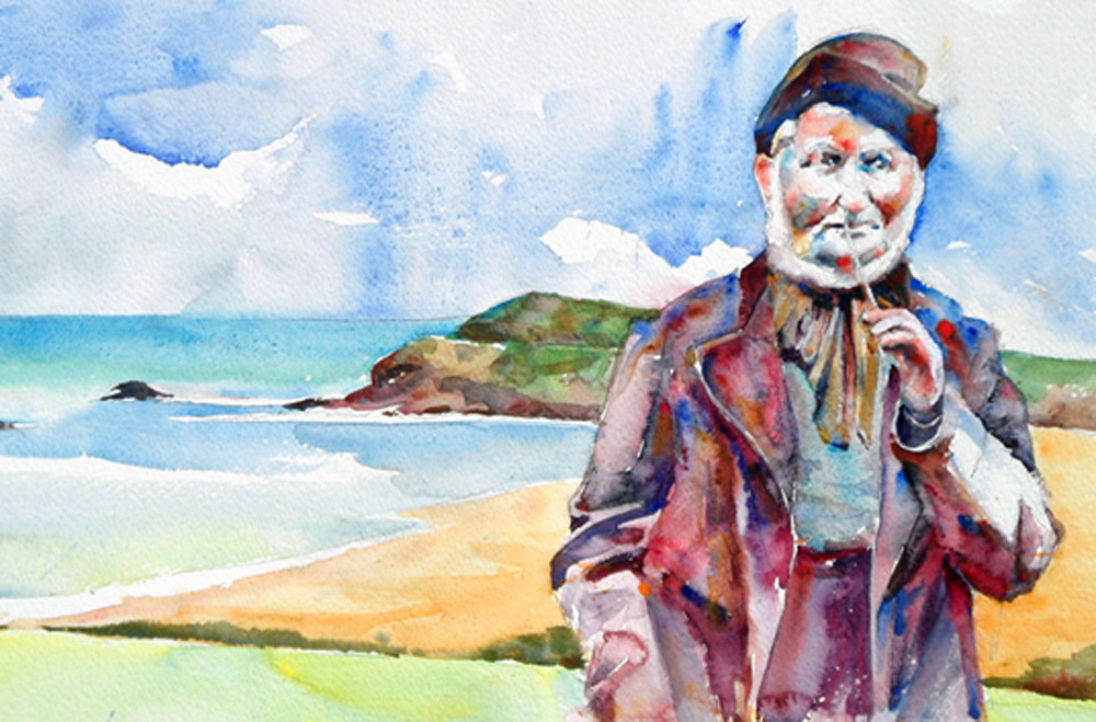 The Old Sea Captain painting by Paul Hoare