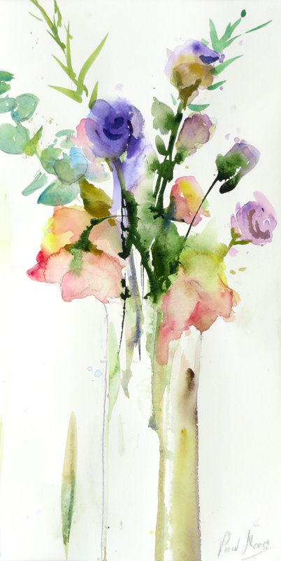 Long Tall Violets painting by Paul Hoare