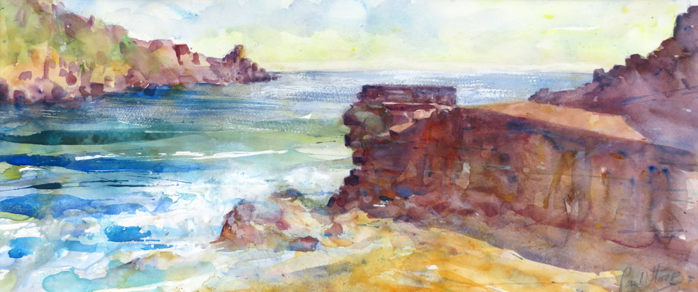 Lamorna Cove painting by Paul Hoare